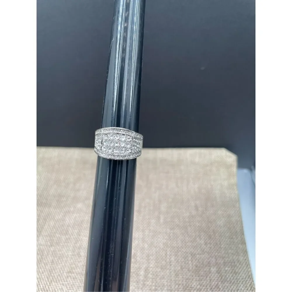 Vintage Ladies Cocktail CZ Ring Size 9.5